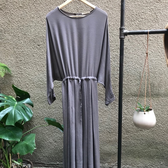 black crane jacquard dress